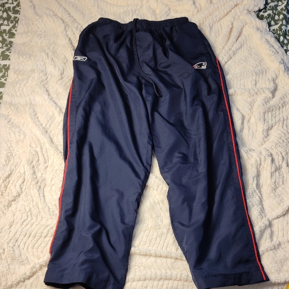 Reebok Other - Reebok Navy Track Pants with Red Stripe men's size XL